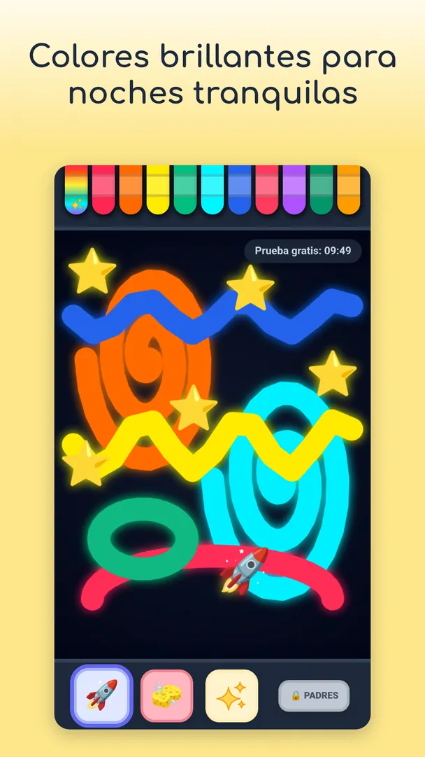 Colores brillantes para noches tranquilas