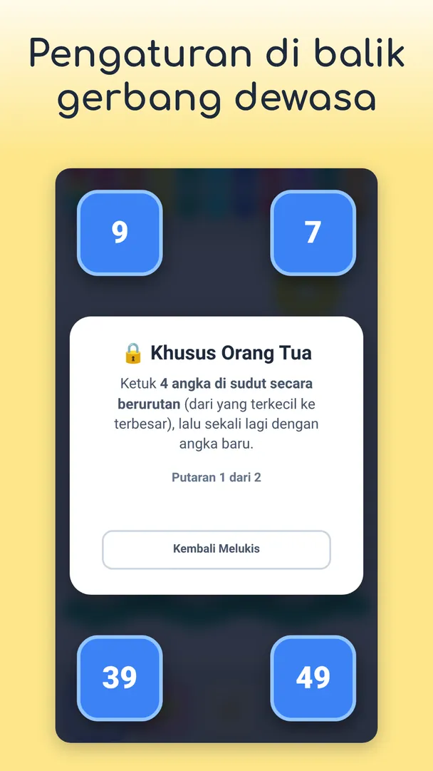 Pengaturan di balik gerbang dewasa